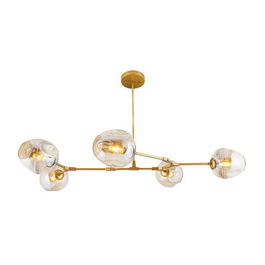 Lustra, Lightric, 414LRC1304, Metal, Galben