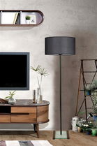Lampadar, Luin, 534LUN4447, Metal, Negru