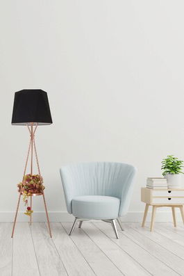 Lampadar, Luin, 534LUN3741, Metal, Negru