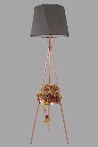 Lampadar, Luin, 534LUN3740, Metal, Gri inchis