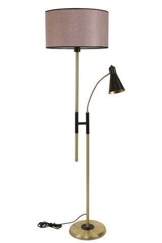 Lampadar, Luin, 534LUN4275, Metal, Trandafir praf / cupru