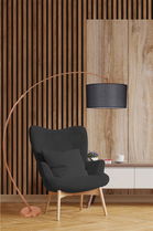 Lampadar, Luin, 534LUN4211, Metal, Negru
