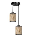 Lustra, Rattan, 941RTN1141, Ratan, Ratan