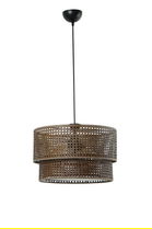Lustra, Rattan, 941RTN1107, Ratan, Bronz
