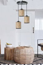 Lustra, Rattan, 941RTN1142, Ratan, Ratan