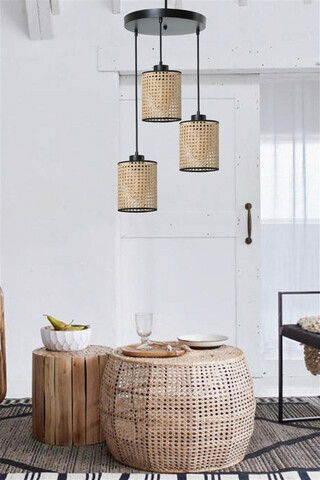 Lustra, Rattan, 941RTN1142, Ratan, Ratan