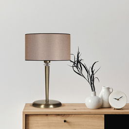 Lampa de masa, Stala, 846STL2793, Metal, Bej / Negru / Bronz