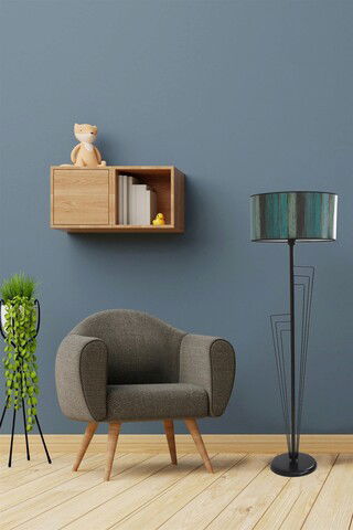 Lampadar, Stala, 846STL3551, Metal, Negru