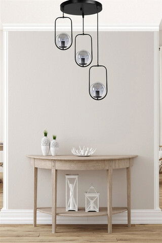 Lustra, Stala, 846STL2882, Metal, Negru