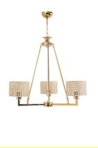 Lustra, Stala, 846STL1895, Metal, Auriu