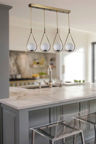 Lustra, Stala, 846STL2872, Metal, Alb / Cupru