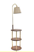 Lampadar, Stala, 846STL3507, Metal, Aur / Nuc