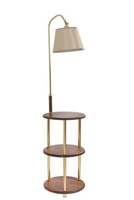 Lampadar, Stala, 846STL3507, Metal, Aur / Nuc