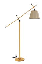 Lampadar, Stala, 846STL3524, Metal, Auriu
