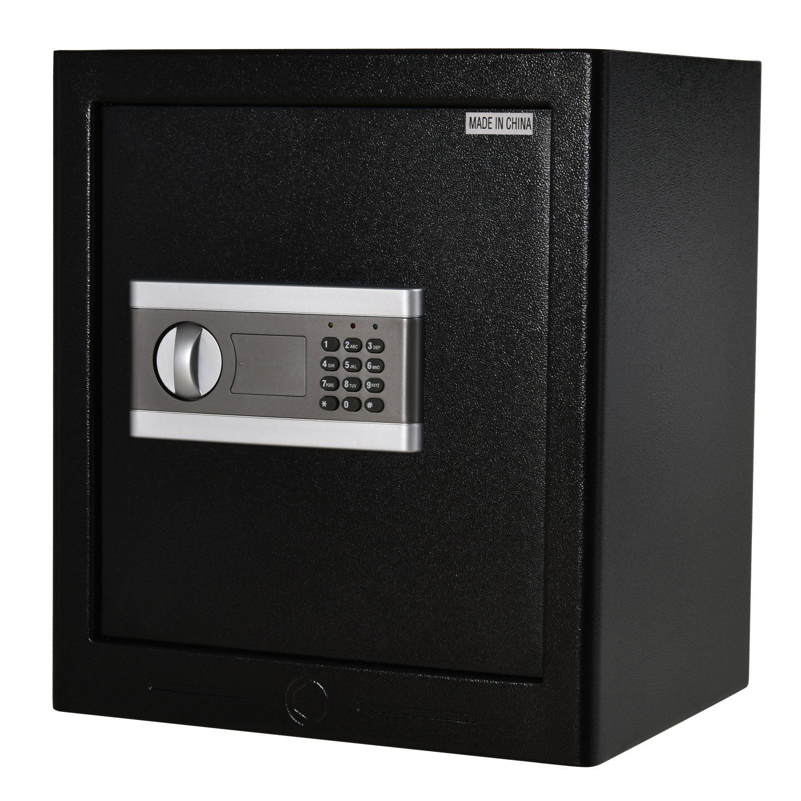 Homcom, seif otel inchidere electronica, 38x31x42.7cm, negru | Aosom Ro