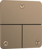 Divertor Hansgrohe ShowerSelect Comfort Q cu 3 functii cu montaj incastrat necesita corp ingropat bronz periat