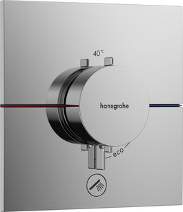 Baterie cada - dus termostatata Hansgrohe ShowerSelect Comfort E cu montaj incastrat necesita corp ingropat crom