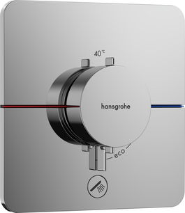 Baterie cada - dus termostatata Hansgrohe ShowerSelect Comfort Q cu montaj incastrat necesita corp ingropat crom