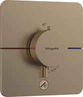 Baterie cada - dus termostatata Hansgrohe ShowerSelect Comfort Q cu montaj incastrat necesita corp ingropat bronz periat