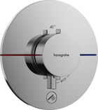 Baterie cada - dus termostatata Hansgrohe ShowerSelect Comfort S cu montaj incastrat necesita corp ingropat crom