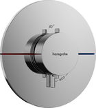 Baterie dus termostatata Hansgrohe ShowerSelect Comfort S cu montaj incastrat necesita corp ingropat crom