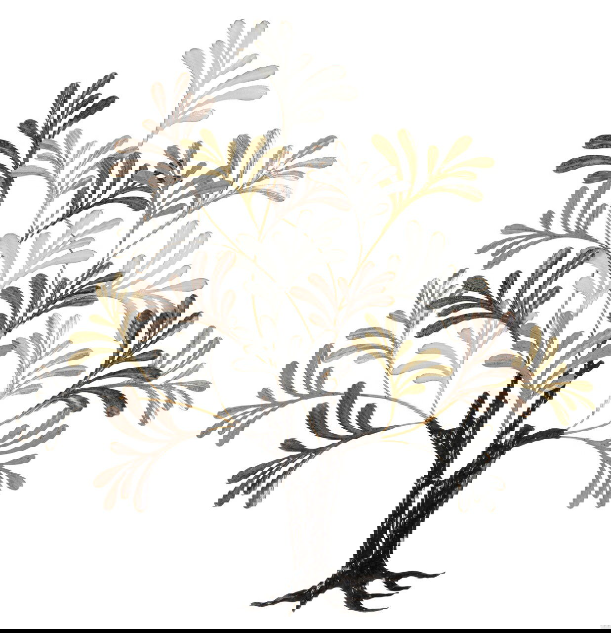 Decoratiune de perete Albero Lixy, Mauro Ferretti, 97.2 x 100.3 cm, fier, multicolor