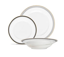 Serviciu de masa 18 piese, Art Deco, Ambition, portelan, multicolor