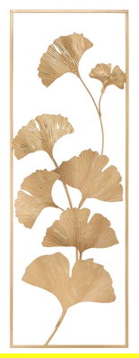 Decoratiune de perete 3D Lexy, Mauro Ferretti, 31x4x89.5 cm, fier