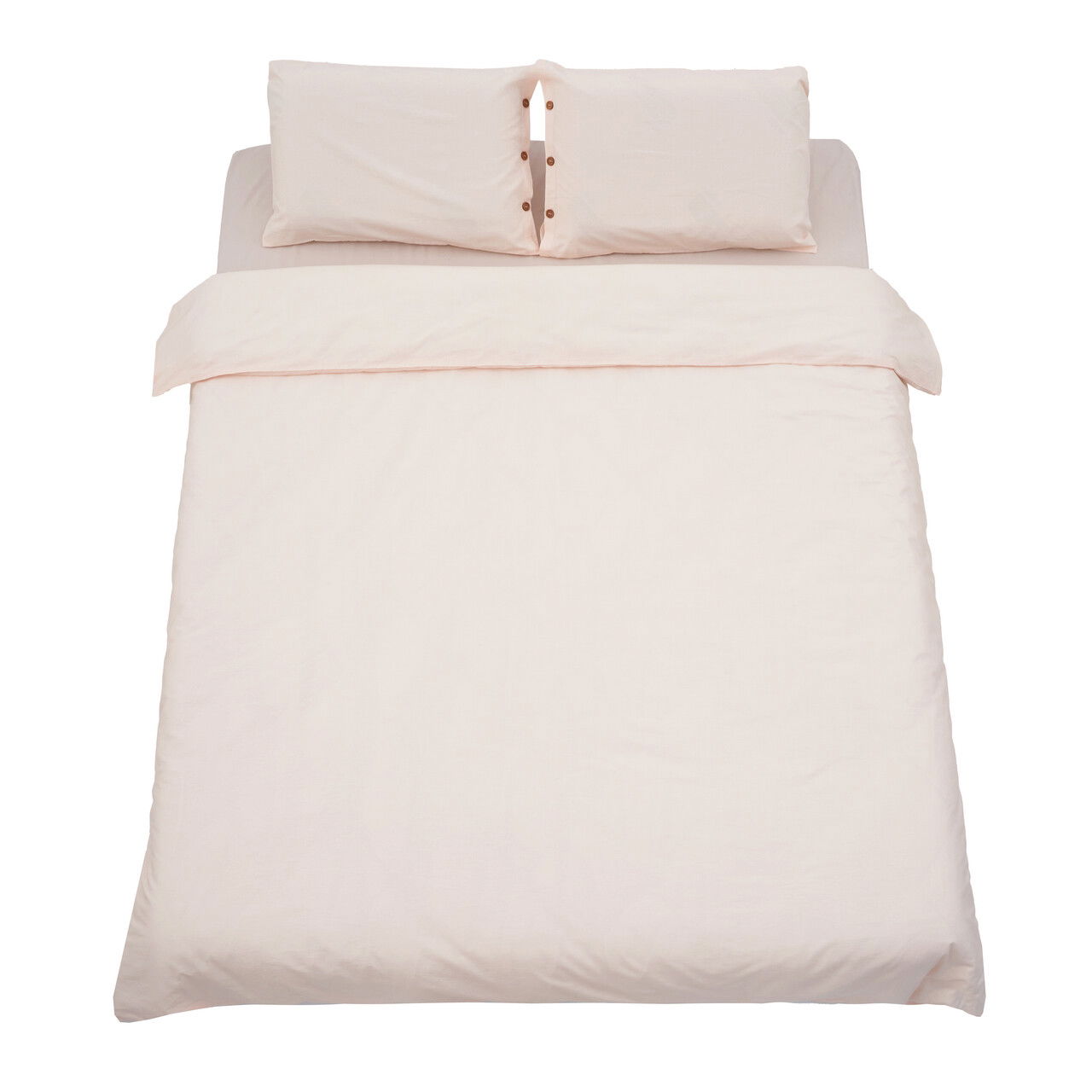 Lenjerie de pat dubla Heinner Home, 200x220 cm, bumbac, crem