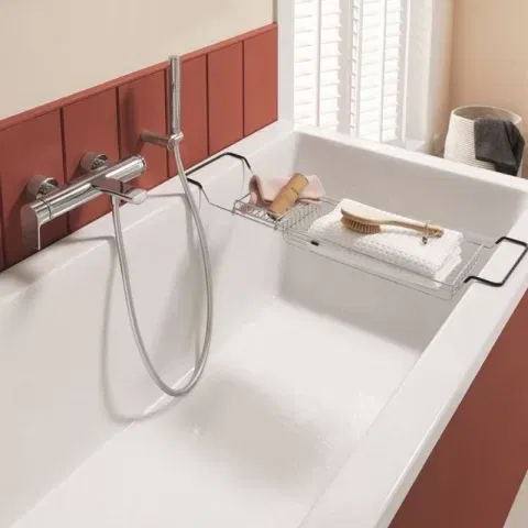 Cada rectangulara Villeroy&Boch Targa Plus Duo 180x80 cm alb-alpin