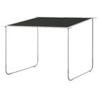 Outsunny Pergola mobila 3 x 3(m), Foisor de gradina cu roti, Copertina rezistenta la UV cu saci de nisip, Adapost tip parasolar pentru exterior pentru veranda, curte, terasa, Gri