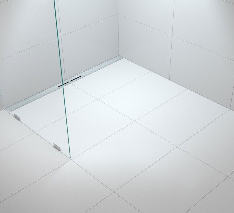 Pachet rigola de dus Kessel Linearis Infinity 60 Megastop 80cm capac inox periat