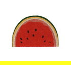 Covoras de intrare Melon, Decoris, 40 x 60 cm, fibra de cocos/PVC, rosu