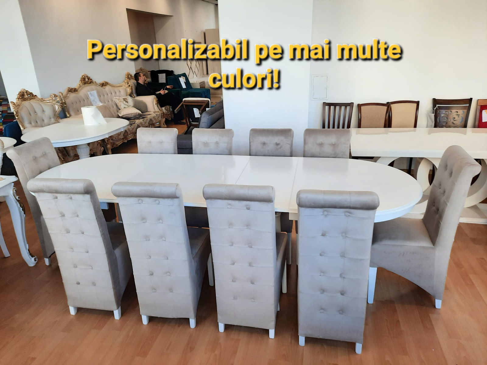 SET DEN 49 MASA EXTENSIBILA + 10 SCAUNE