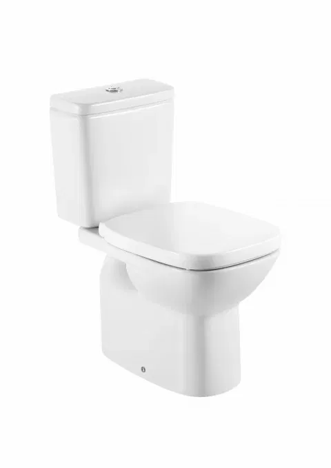 Set vas wc Roca Debba evacuare verticala, cu rezervor alimentare inferioara si capac inchidere lenta