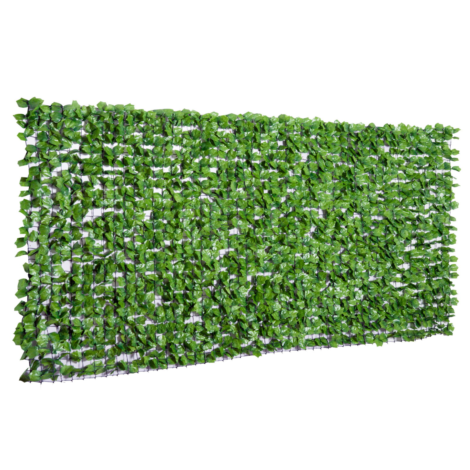 Outsunny Rulou de Gard Viu Artificial pentru Balcon si Gradina din PE, Gard Viu Artificial cu Frunze de Artar Verzi 300x150cm