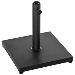 Outsunny Baa pentru Umbrela de 13.3kg din Ciment, Postament pentru Umbrela de Gradina cu Finisaj Lucios Negru
