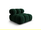 Modul canapea 1 loc fara cotiere, Bellis, Micadoni Home, BL, 94x94x63 cm, catifea, verde bottle