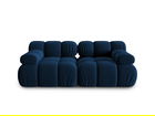 Canapea modulara 2 locuri, Bellis, Micadoni Home, BL, 188x94x63 cm, catifea, albastru regal