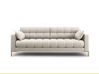 Canapea 3 locuri, Mamaia, Micadoni Home, GL, 177x92x75 cm, tesatura tip twill, bej