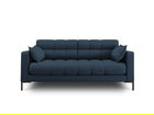 Canapea 2 locuri, Mamaia, Micadoni Home, BL, 152x92x75 cm, tesatura tip twill, albastru