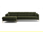 Coltar stanga 5 locuri, Mamaia, Micadoni Home, GL, 293x185x75 cm, tesatura tip twill, verde