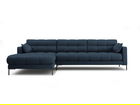 Coltar stanga 5 locuri, Mamaia, Micadoni Home, BL, 293x185x75 cm, tesatura tip twill, albastru
