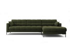 Coltar dreapta 5 locuri, Mamaia, Micadoni Home, BL, 293x185x75 cm, tesatura tip twill, verde