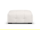 Taburet, Kendal, Micadoni Home, BL, 104x72x45 cm, catifea, gri deschis