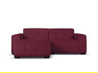 Coltar stanga 4 locuri, Kendal, Micadoni Home, BL, 256x173x79 cm, catifea, mov