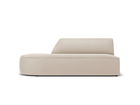 Canapea modulara 2 locuri, Ruby, Micadoni Home, BL, 181x93x69 cm, catifea, bej