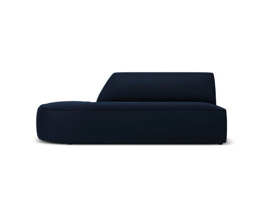 Canapea modulara 2 locuri, Ruby, Micadoni Home, BL, 181x93x69 cm, catifea, albastru regal