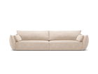 Canapea 4 locuri, Kaelle, Micadoni Home, BL, 248x110x85 cm, poliester chenille, bej