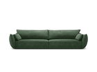 Canapea 4 locuri, Kaelle, Micadoni Home, BL, 248x110x85 cm, poliester chenille, verde bottle